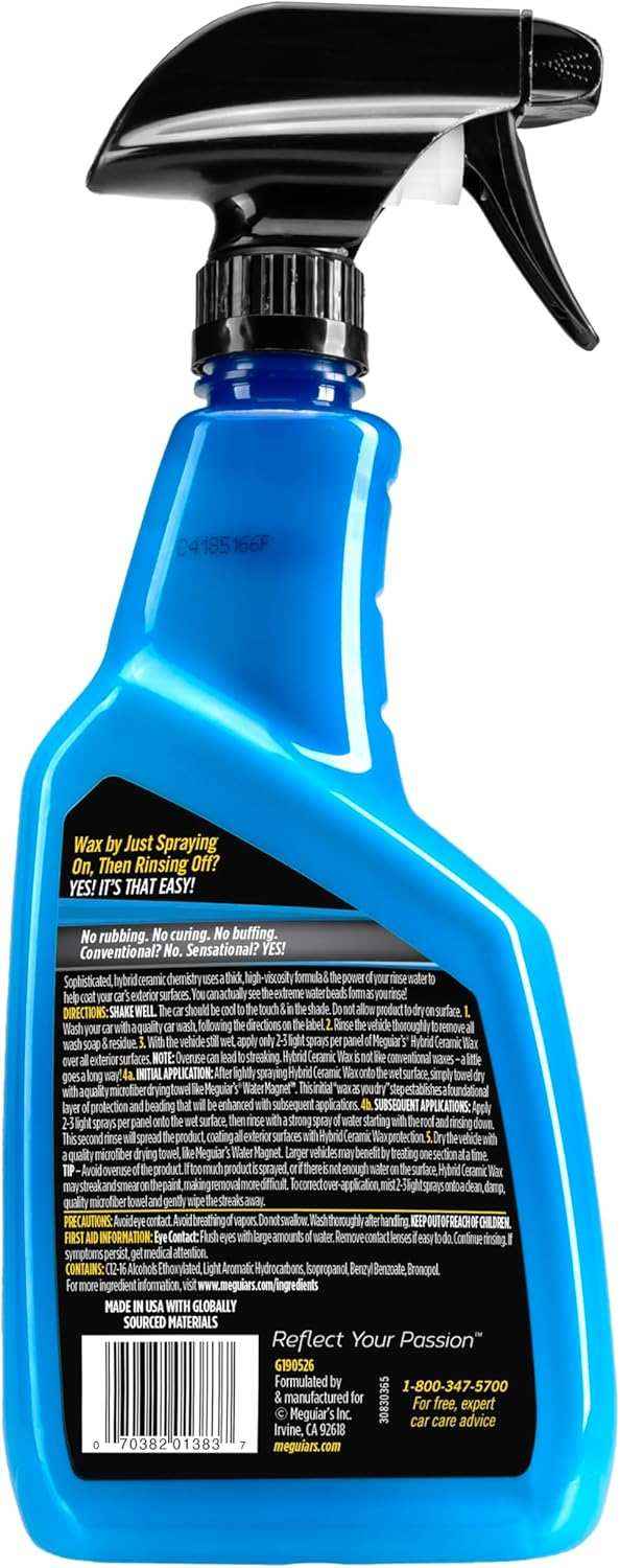 Meguiar’s Hybrid Ceramic Wax Si02 Advanced Spray - Static Auto Care