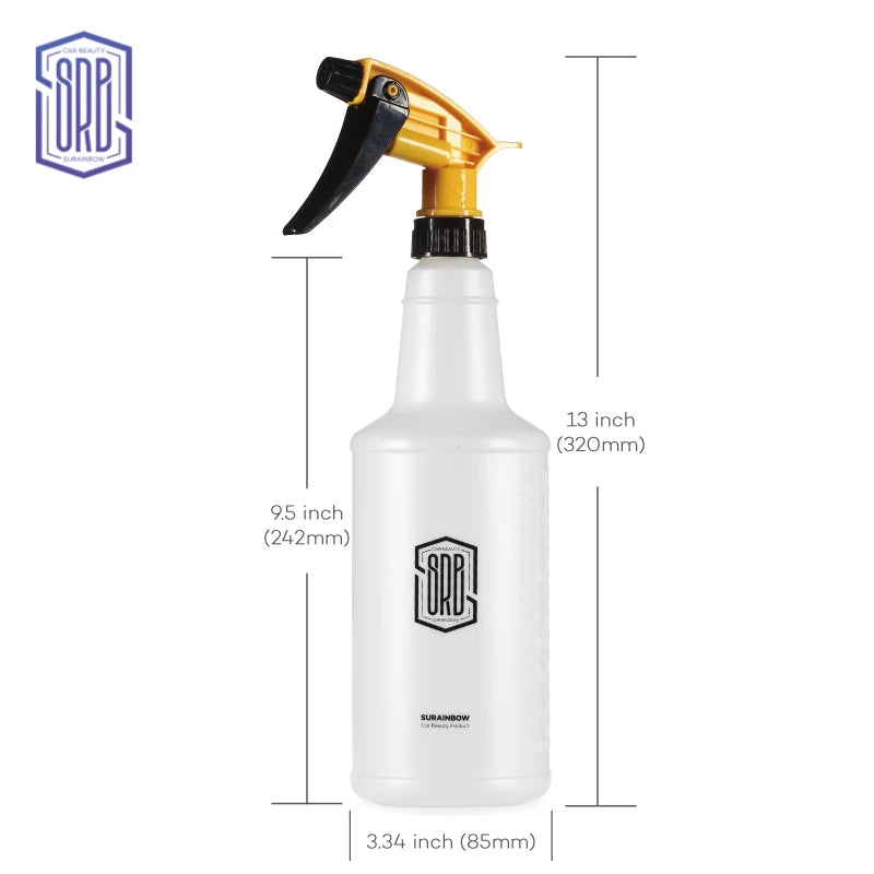 SRB Trigger Spray Bottle with Gold Trigger and 13-inch Height for Easy Use