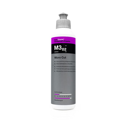 Koch-Chemie - Micro Cut Polishing Compound - Silicone Oil-Free; Permanent Removal of Holograms, Fine Scratches, and Sanding Marks to P3000 Grain Size; High Gloss Finish (250 milliliters)