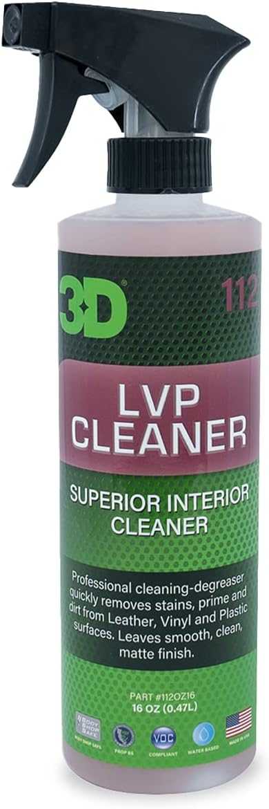 3D LVP Interior & Leather Cleaner & Conditioner Protection - Static Auto Care