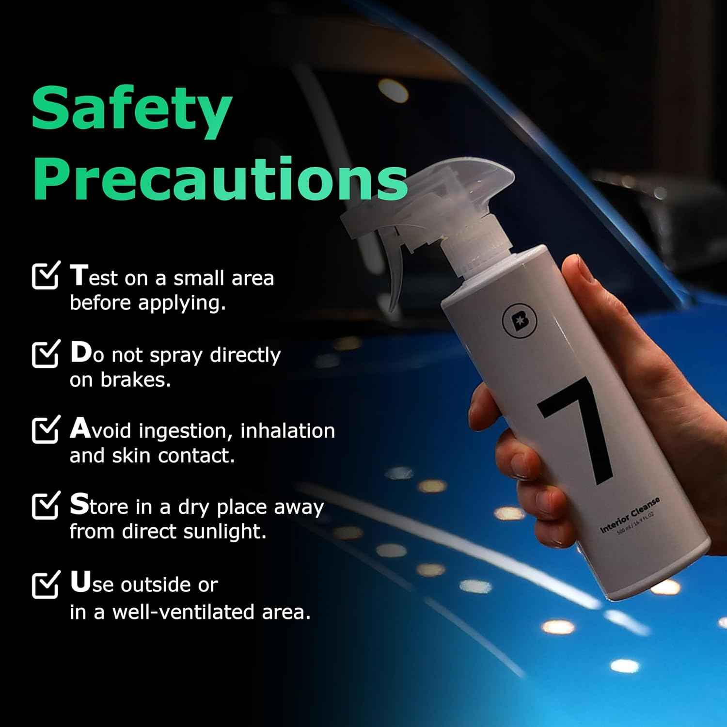 No.7 Car Interior Cleaner - All In One Solution - Static Auto Care