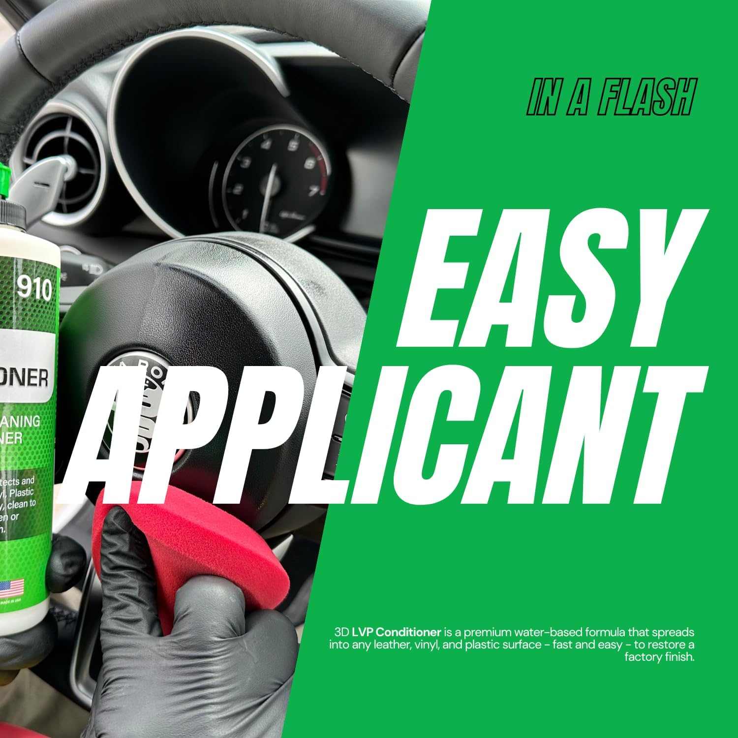 3D LVP Interior & Leather Cleaner & Conditioner Protection - Static Auto Care