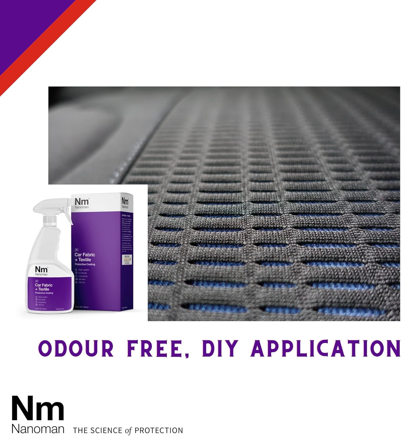 NANOMAN Nano-Technology Car Fabric & Upholstery Care - Static Auto Care