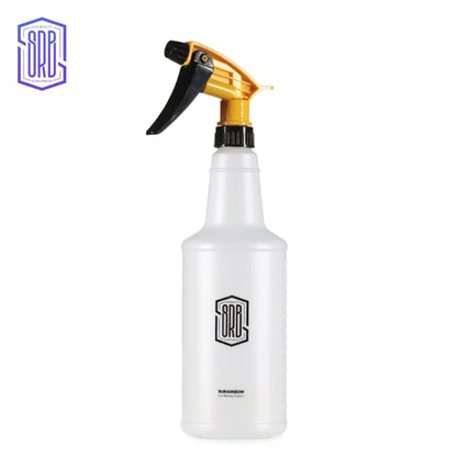 SRB Spray Trigger Bottle in White with a Gold Trigger Head for easy dispensing
