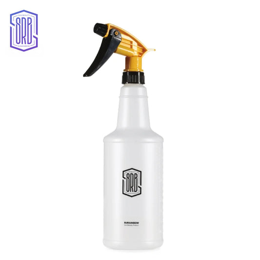 SRB Spray Trigger Bottle in White with a Gold Trigger Head for easy dispensing